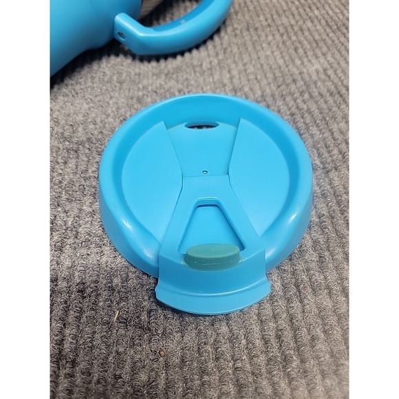 Bubba Keg 34 oz - Insulated Travel Mug Blue With Chrome And Flip-Top Lid - Picture 6 of 6